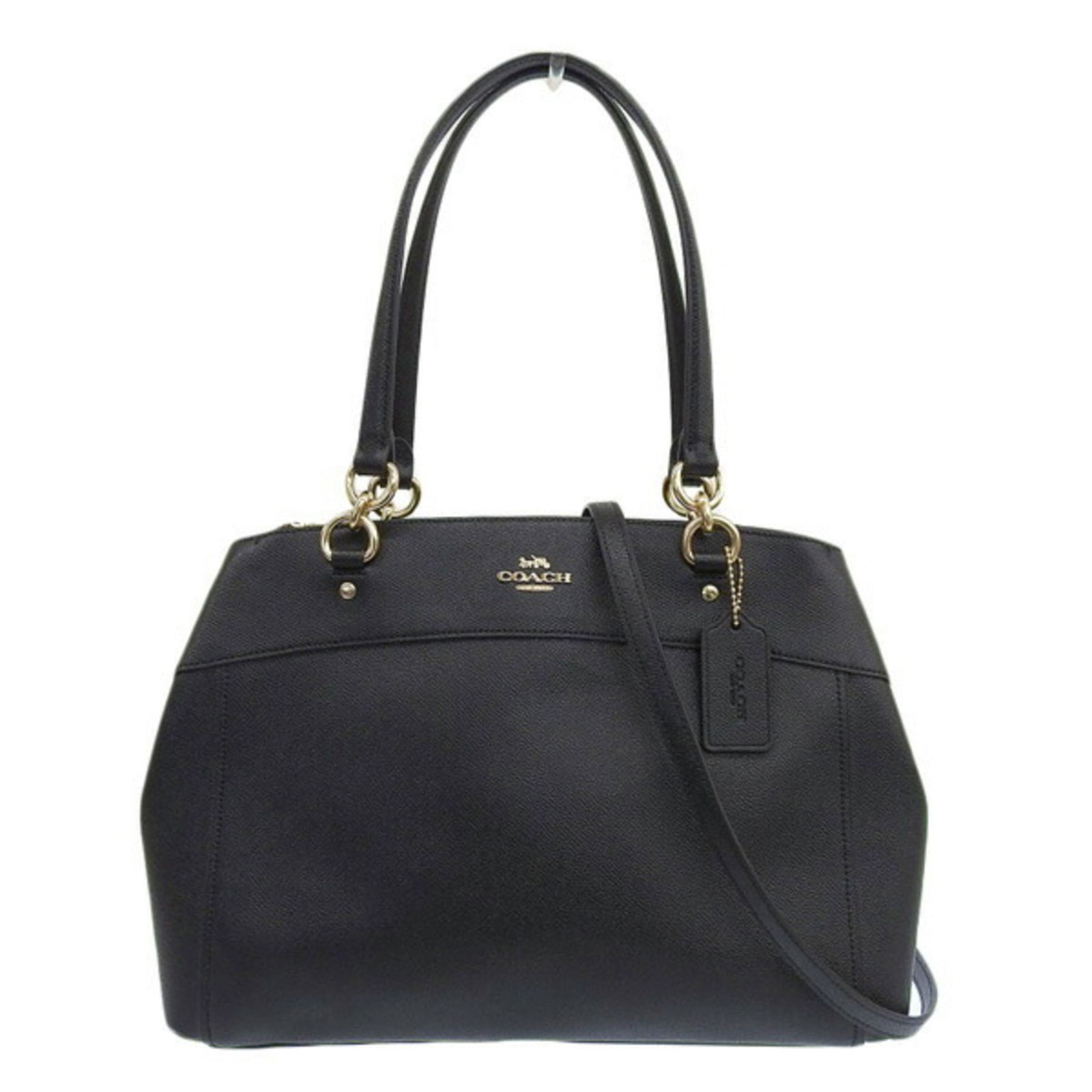 COACH Coach Leather Bookle Carryall Tote Bag F25926 Black Ladies: COACH Coach Leather Bookle Carryall Tote Bag F25926 Black Ladies Brand: Coach Model: F25926 Type: Pochette Shoulder bag Tote bag Color: Black Gender: Women Size (HxWxD): 25cm x 35cm x 10cm / 9.84 x 13