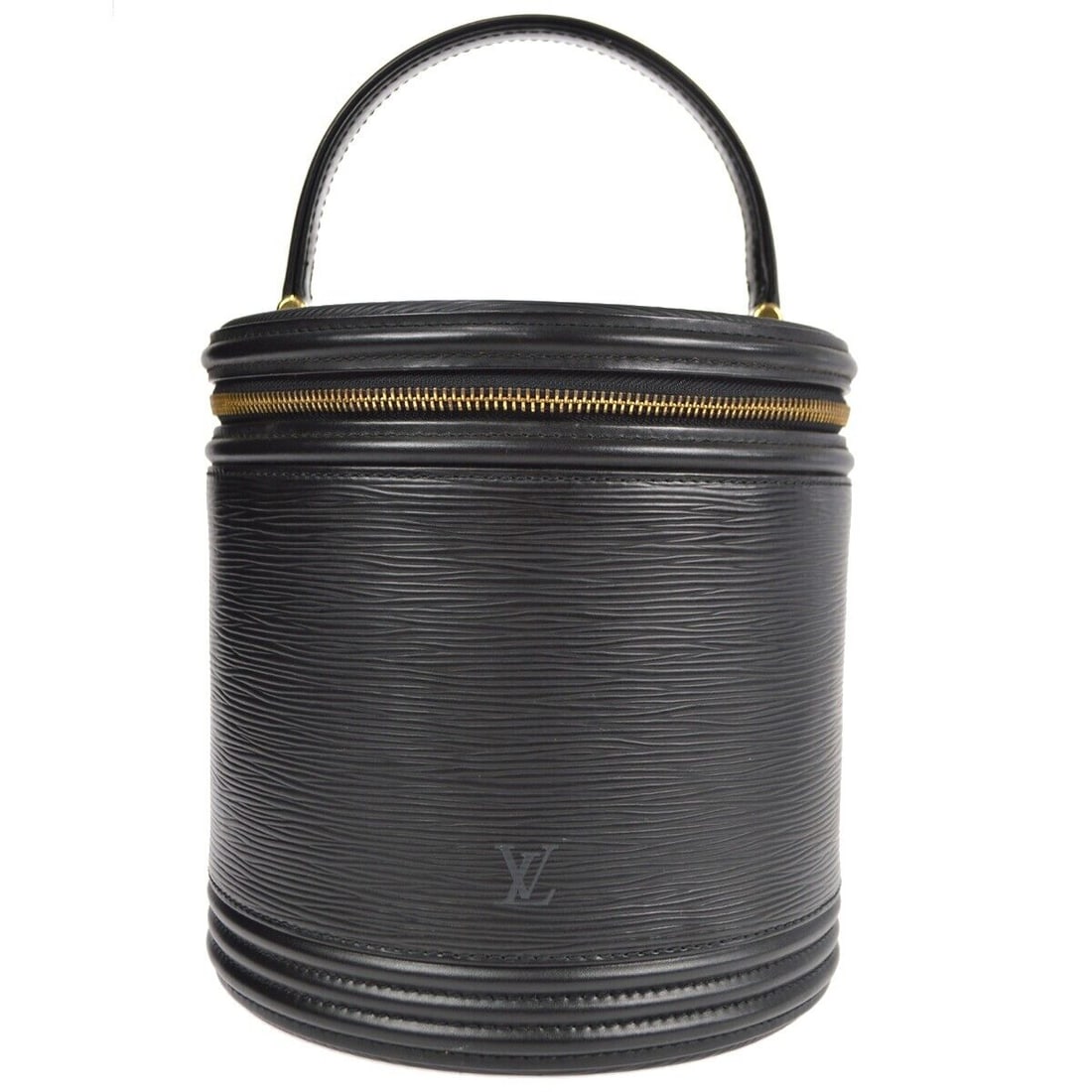 Louis Vuitton Cannes Vanity Handbag Black Epi M48032 A20915: Louis Vuitton Cannes Vanity Handbag Black Epi M48032 A20915 Bag Width: 7.5 Pattern: Epi Bag Height: 7.5 Closure: Zip Occasion: Casual Size: Medium Handle Style: Top Handle Handle Drop: 3.9 Lining Mate