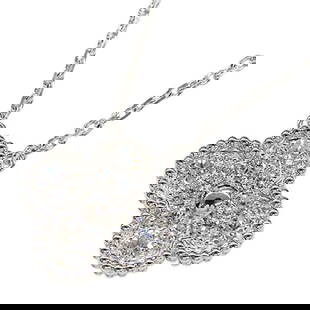 Van Cleef & Arpels Necklace Alhambra Women's 750WG Diamond White Gold VCAR6100 Polished: Van Cleef & Arpels Necklace Alhambra Women's 750WG Diamond White Gold VCAR6100 Polished Brand: Van Cleef & Arpels Line: Alhambra Model: VCARA46100 Necklace Type: Necklace Gender: Women Material: White