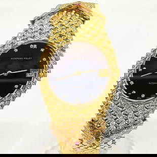 AUDEMARS PIGUET K18 Diamond Watch Approx. 18.5cm 169g Gold 750 After Men's: AUDEMARS PIGUET K18 Diamond Watch Approx. 18.5cm 169g Gold 750 After Men's Brand: Audemars Piguet Type: Wristwatch Gender: Men Display: Analog Material (Case): Yellow gold (18K) Material (Band): Yello