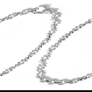 Cartier Meplat bracelet K18WG: Cartier Meplat bracelet K18WG Brand: Cartier Type: Charm bracelet Gender: Women Material: White gold (18K) Weight: 4.5g / 0.15oz. Condition: Used (very good) The MYNT Guarantee: All items in this auct