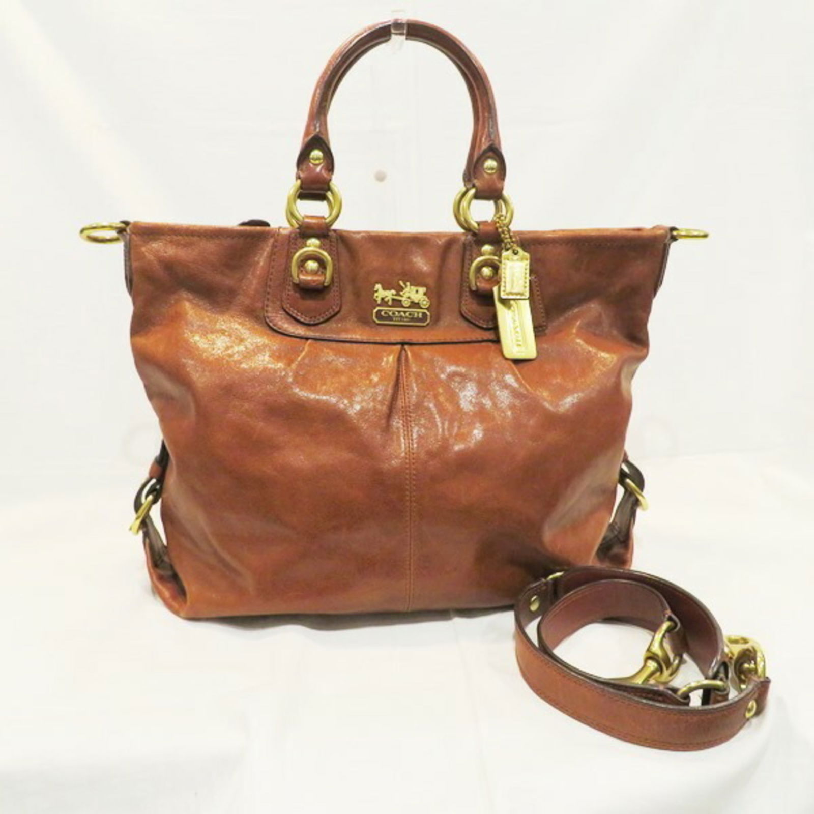 Coach COACH Madison 12935 Leather 2WAY Bag Shoulder Tote Ladies: Coach COACH Madison 12935 Leather 2WAY Bag Shoulder Tote Ladies Brand: Coach Model: 12935 Type: Shoulder bag Tote bag Material: Leather Leather: Color: Brown Closure: Open Outer Pocket: Open pocket Op
