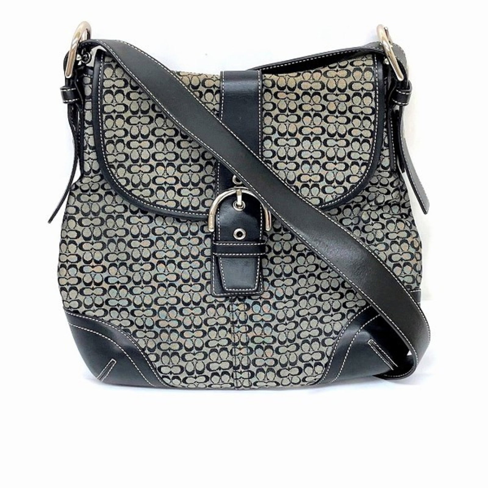 Coach COACH signature 6376 bag shoulder tote ladies: Coach COACH signature 6376 bag shoulder tote ladies Brand: Coach Type: Shoulder bag Tote bag Material: Canvas Leather Canvas: Leather: Color: Black Gray Gender: Women Size (HxWxD): 26cm x 25cm x 6cm /