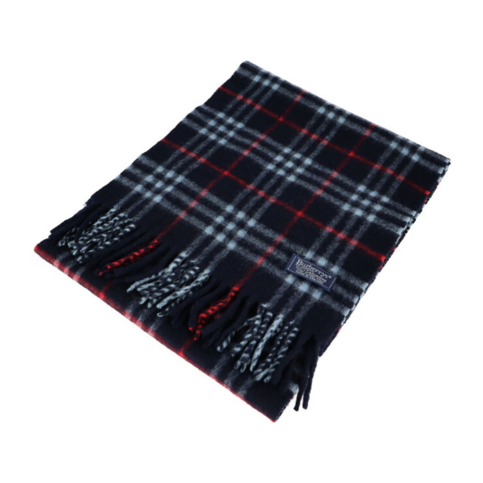 Burberrys Burberry scarf cashmere navy check pattern: Burberrys Burberry scarf cashmere navy check pattern Brand: Burberry Line: Burberrys Type: Stole Gender: Men Women Unisex Color: Navy Material: Cashmere Cashmere: Size (LxW): 1.4m x 30cm / 55.11 x 11.