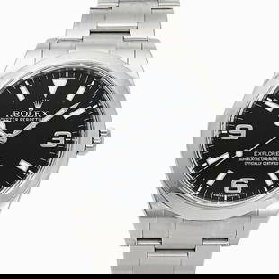 Rolex Explorer 214270 Black Dial Watch Men's: Rolex Explorer 214270 Black Dial Watch Men's Brand: Rolex Line: Explorer Model: 214270 Type: Wristwatch Gender: Men Material (Case): Stainless steel Material (Band): Stainless steel Color (Dial): Blac