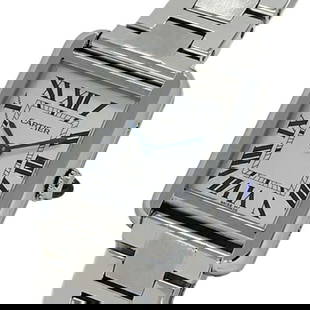 Cartier Watch Ladies Tank Solo SM Quartz Stainless Steel SS W5200013 Silver Square Polished: Cartier Watch Ladies Tank Solo SM Quartz Stainless Steel SS W5200013 Silver Square Polished Brand: Cartier Line: Tank Solo Model: W5200013 Country of Origin: Switzerland Type: Wristwatch Gender: Women