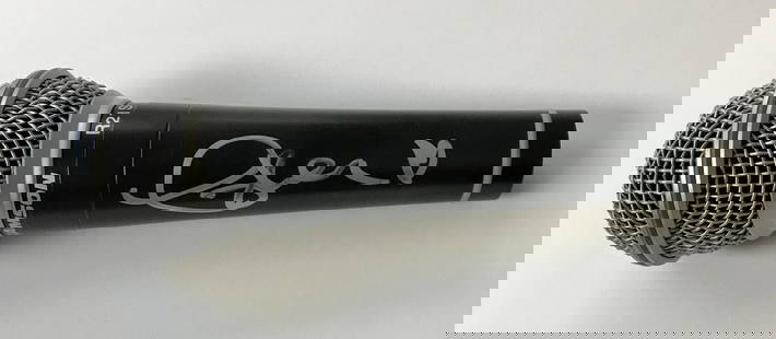 RARE-TAYLOR SWIFT (Folklore/Red/ Evermore) signed microphone: RARE-TAYLOR SWIFT (Folklore/Red/ Evermore) signed microphone Signed: Yes Industry: Music None While the lot images are representative of the item, the size, placement and strength of the signature may