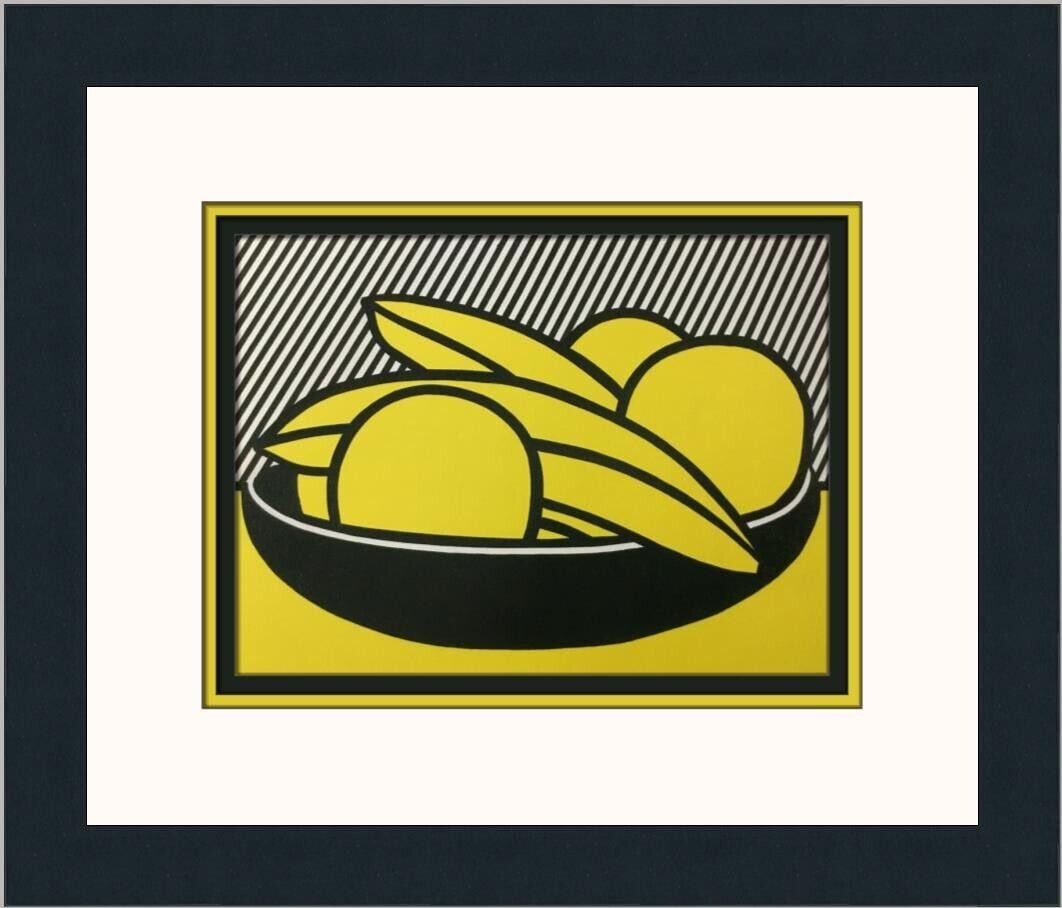 Roy Lichtenstein Bananas and Grapefruit I Custom Framed Print: Roy Lichtenstein Bananas and Grapefruit I Custom Framed Print Artist: Roy Lichtenstein Unit Of Sale: Single-Piece Work Size: Medium (up to 36in.) Item Length: 14 in Region Of Origin: United States Fra