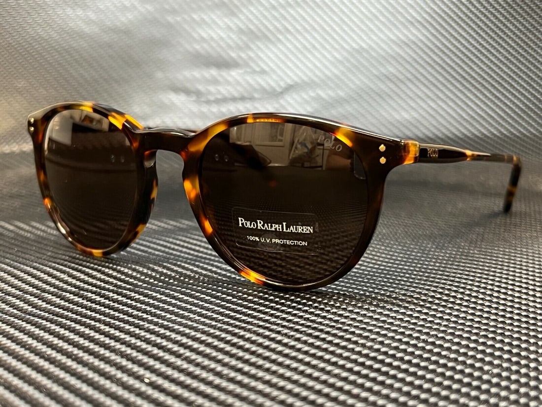 POLO RALPH LAUREN PH4110 513473 Shiny Havana Round Mens 50 mm Sunglasses: POLO RALPH LAUREN PH4110 513473 Shiny Havana Round Mens 50 mm Sunglasses Style: Round Type: Sunglasses Frame Color: Beige New The MYNT Guarantee: All items in this auction are guaranteed to be 100% au