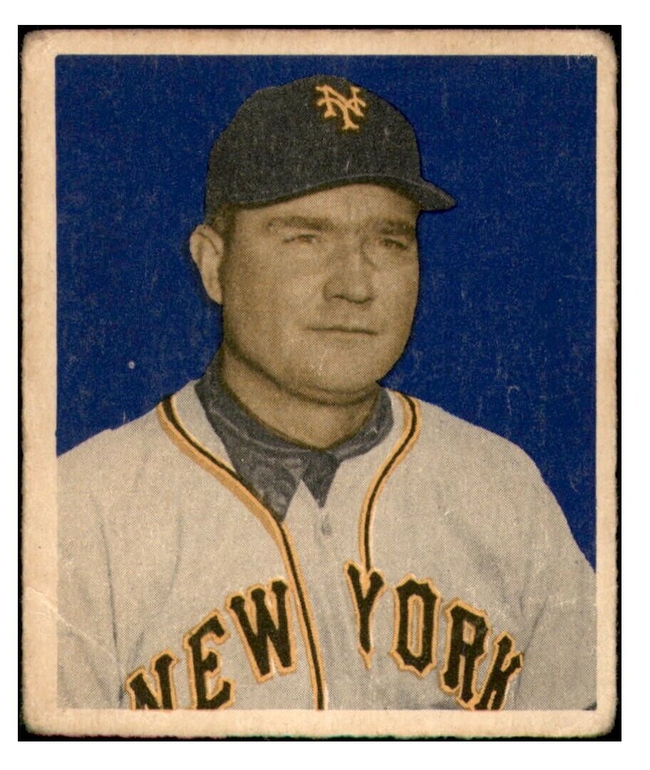 Johnny Mize 1949 Bowman Baseball Giants VG/Ex 81349: Johnny Mize 1949 Bowman Baseball Giants VG/Ex 81349 Graded: No Sport: Baseball-MLB Manufacturer: Bowman Team: New York Giants League: MLB Player: Johnny Mize Original/Reprint: Original Vintage: Yes La