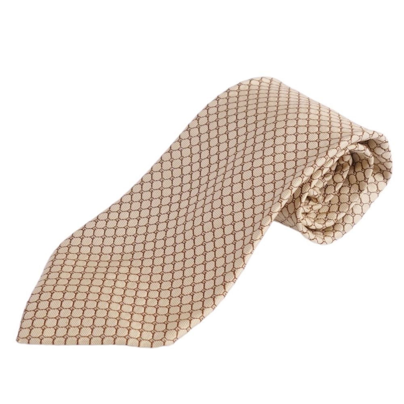 Gucci GUCCI tie G pattern silk 100% men's beige: Gucci GUCCI tie G pattern silk 100% men's beige Brand: Gucci Country of Origin: Italy Type: Cravat Gender: Men Color: Beige Material: Silk100% Silk: 100% Total Length: 148cm / 58.26 Width: 9.5cm / 3.7