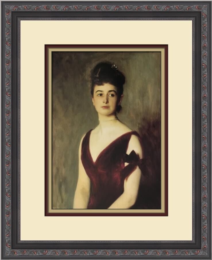 John Singer Sargent Mrs Charles Inches Custom Framed Print: John Singer Sargent Mrs Charles Inches Custom Framed Print Unit Of Sale: Single-Piece Work Artist: John Singer Sargent Size: Medium Custom Bundle: No Item Length: 13 in Region Of Origin: united states