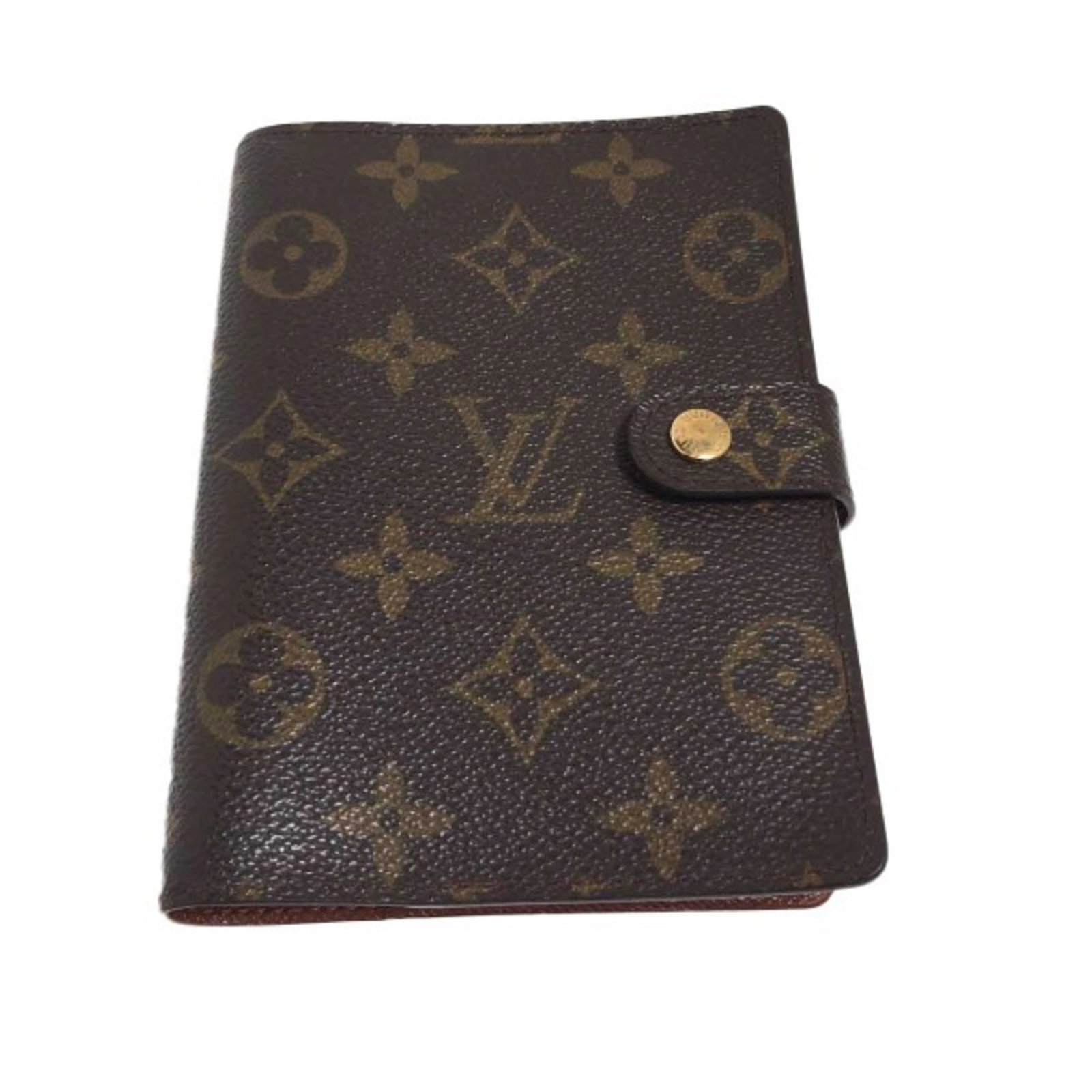 LOUIS VUITTON Notebook Cover Monogram Agenda PM R20005 Louis Vuitton LV: LOUIS VUITTON Notebook Cover Monogram Agenda PM R20005 Louis Vuitton LV Brand: Louis Vuitton Gender: Women Men Color: Brown Monogram Material: Monogram Monogram: Condition: Used (good) Overall Scratch
