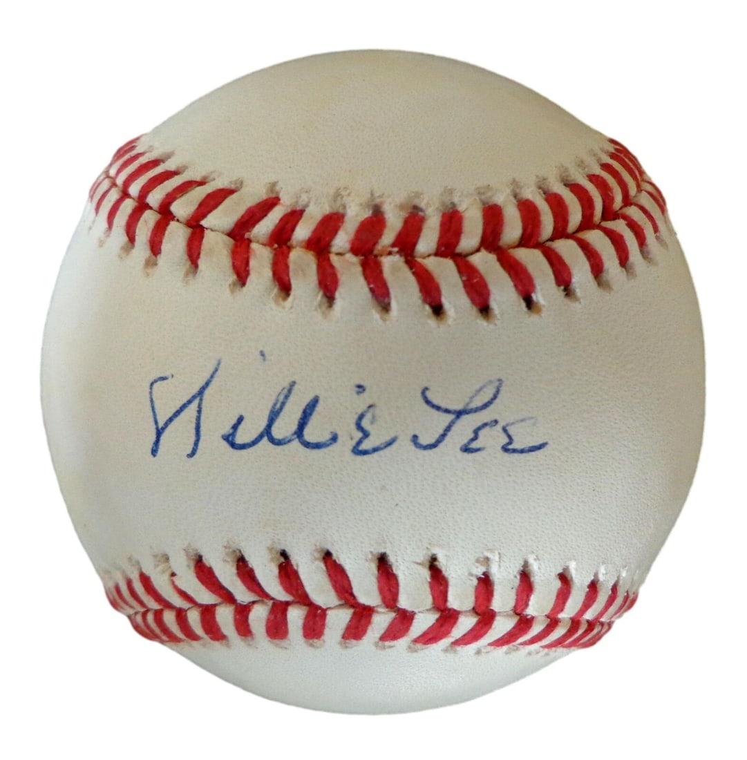 Willie James Lee Autographed ONL Baseball Negro League KC Monarchs JSA 179801: Willie James Lee Autographed ONL Baseball Negro League KC Monarchs JSA 179801 Sport: Baseball Product: Ball Original/Reprint: Original Autograph Authentication: JSA Team: Kansas City Monarchs League: 