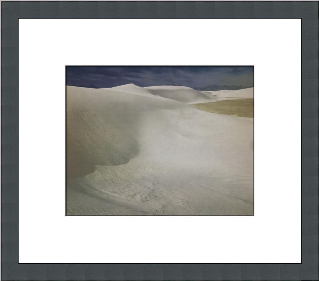 Ansel Adams White Sands National Monument NM Custom Framed Print: Ansel Adams White Sands National Monument NM Custom Framed Print Size: Medium (up to 36in.) Region Of Origin: United States Artist: Ansel Adams Production Technique: Lithography Framing: Matted & Fram
