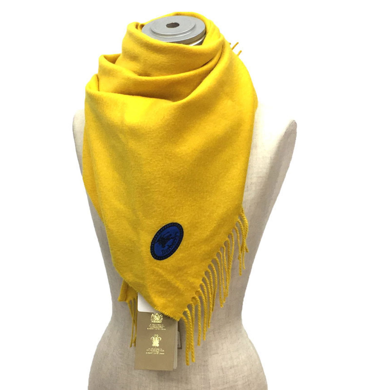 Burberry triangle store cashmere scarf