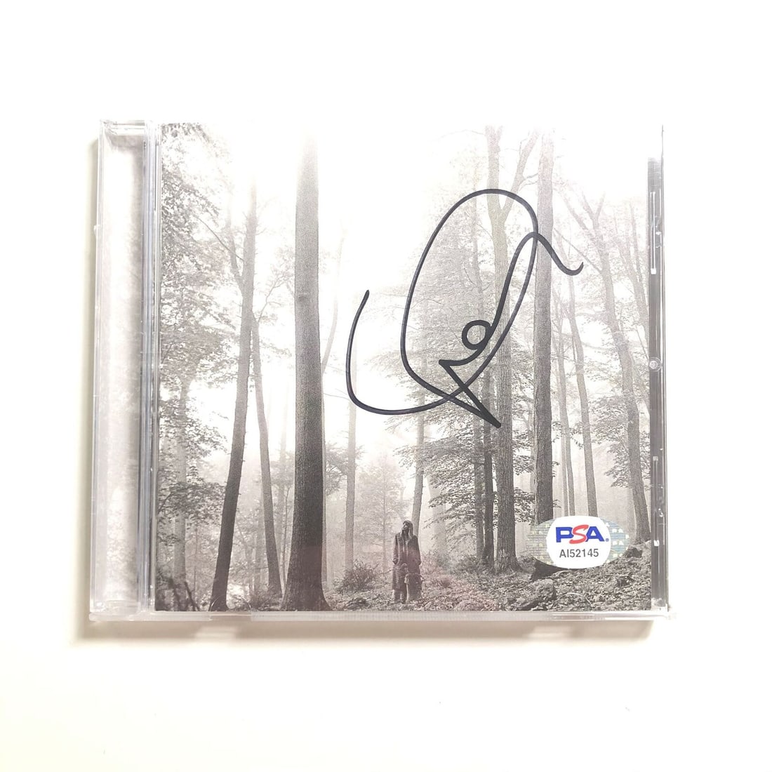Taylor Swift Signed CD Cover PSA/DNA Folklore Autographed: Taylor Swift Signed CD Cover PSA/DNA Folklore Autographed Industry: Music Object Type: CD & Booklet Original/Reproduction: Original Pre-Owned While the lot images are representative of the item, the s