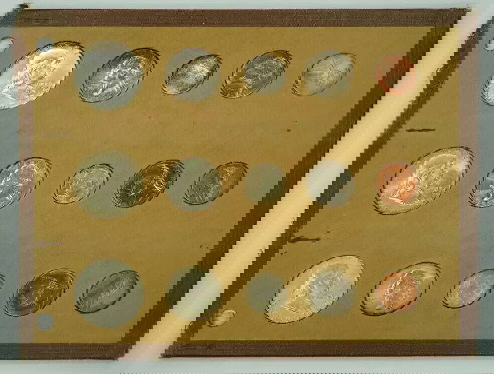 1952 P / D / S United States Mint Set 1c 5c 10c 25c 50c In Holder Auction