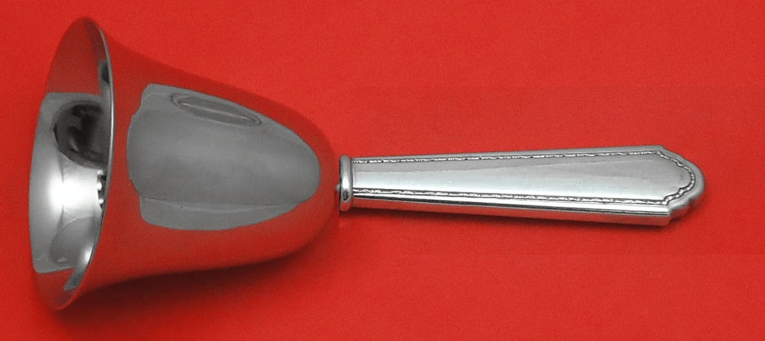 William and Mary by Lunt Sterling Silver Dinner Bell HH with Stainless 7" Custom: William and Mary by Lunt Sterling Silver Dinner Bell HH with Stainless 7" Custom Pattern: William & Mary Type: Dinner Bell Age: Post-1940 Maker: Lunt William and mary by luntsterling silver PLEASE NOT
