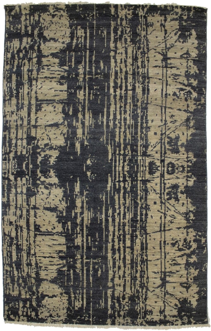 Multicolored Abstract Design Wool 5X8 Modern Rug Contemporary Home Decor Carpet: Multicolored Abstract Design Wool 5X8 Modern Rug Contemporary Home Decor Carpet Free continental US Shipping Type: Area Rugs Color: Multicolored: Cream Dark Gray Size: 5"0 X 8"0 Ft Production Techniqu