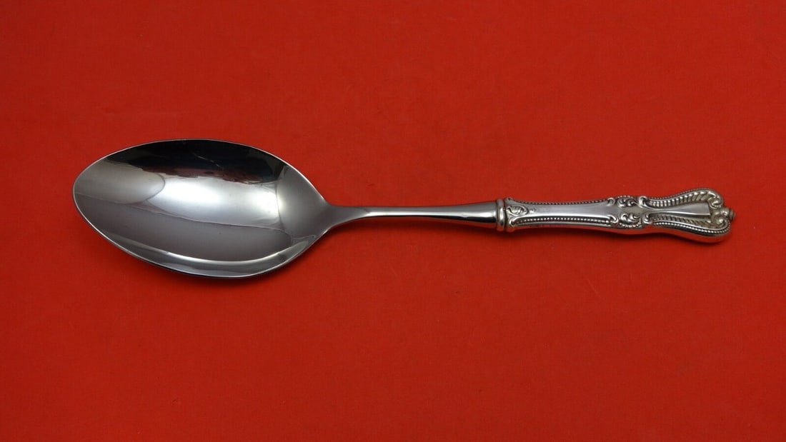 Old Colonial by Towle Sterling Silver Platter Spoon 11 1/8" HHWS: Old Colonial by Towle Sterling Silver Platter Spoon 11 1/8" HHWS Composition: Sterling Silver Maker: Towle old colonial by towle sterling silver hollow handle with stainless platter spoon 11 1/8" in t