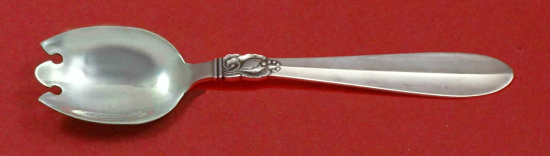 Princess Fuchsia by Frigast Sterling Silver Ice Cream Dessert Fork Custom 6": Princess Fuchsia by Frigast Sterling Silver Ice Cream Dessert Fork Custom 6" Maker: Frigast Age: Post-1940 Pattern: Princess Fuchsia Type: Fork Composition: Sterling Silver Princess fuchsia by frigast
