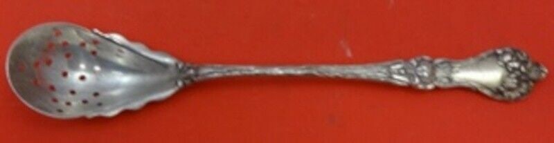 Majestic by Alvin Sterling Silver Olive Spoon Original 6" Serving Heirloom: Majestic by Alvin Sterling Silver Olive Spoon Original 6" Serving Heirloom Pattern: Majestic Composition: Sterling Silver Type: Slotted Spoon Maker: Alvin Age: 1900-1940 Majestic by alvinsterling silv