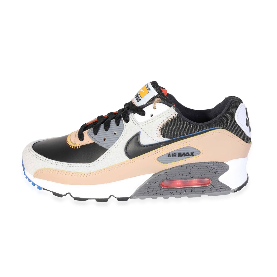 Nike - Air Max 90 SE 'Alter And Reveal Pack - Grey Fog' (8 US): Nike - Air Max 90 SE 'Alter And Reveal Pack - Grey Fog' (8 US) With Original Box/Packaging: Yes With Papers: No Handbag Accessories: Other Material: Leather;Suede Color: Beige;Black;Gray Model: Air Ma