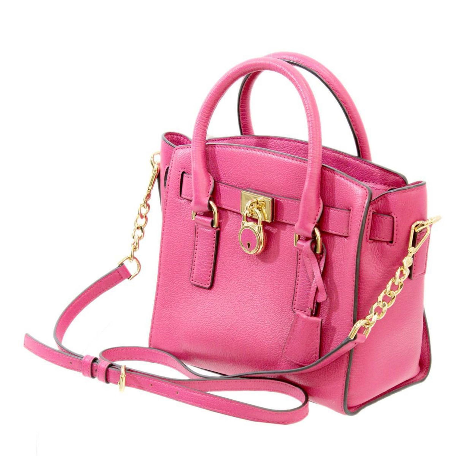 Michael Kors / Tote Bag Leather Pink: Michael Kors / Tote Bag Leather Pink Brand: Michael Kors Material: Leather Leather: Color: Pink Closure: Zipper Size (HxWxD): 22cm x 24cm x 13cm / 8.66 x 9.44 x 5.11 Handle Length: 38cm / 14.96 Strap