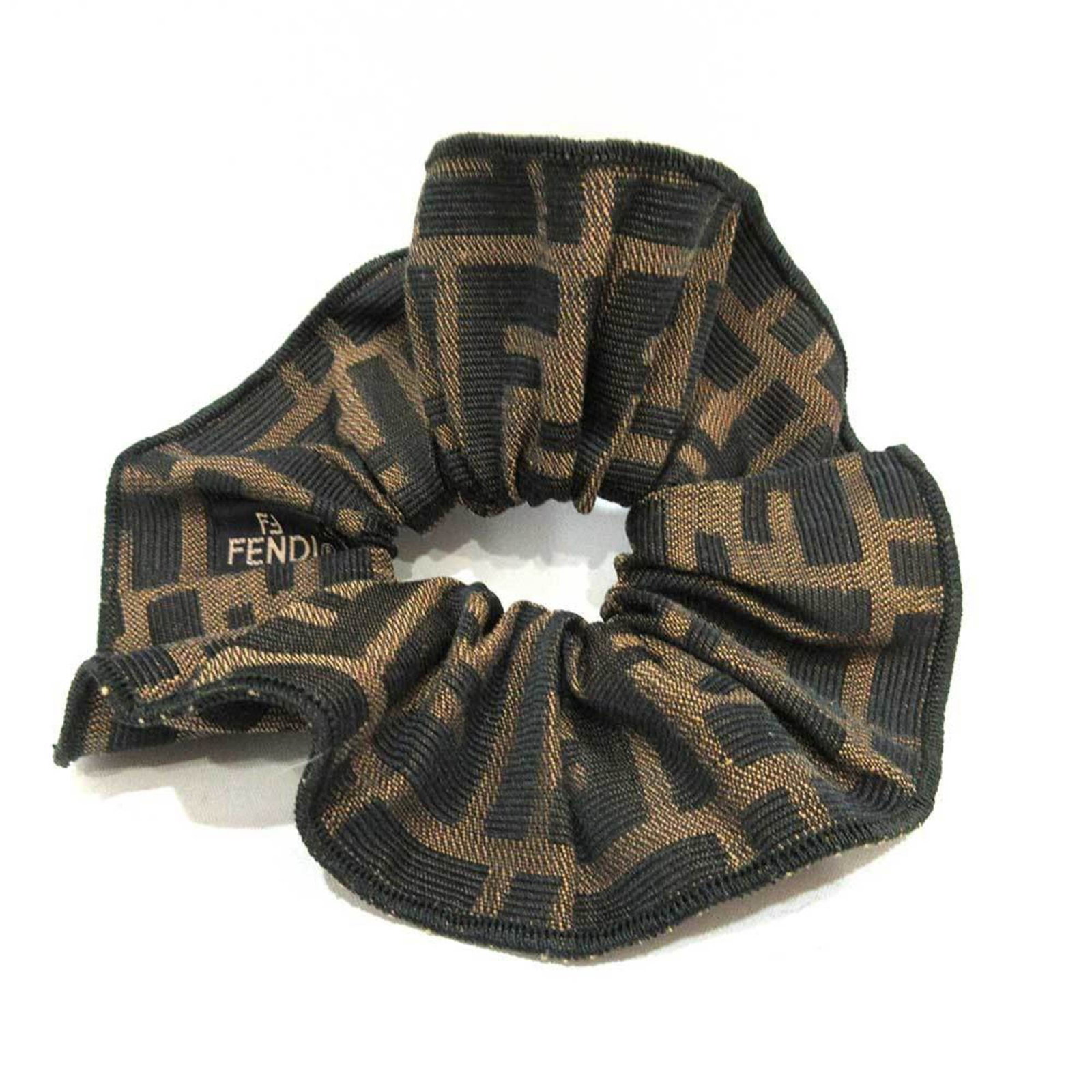 Fendi accessory Zucca scrunchie brown tea hair rubber ladies canvas FENDI: Fendi accessory Zucca scrunchie brown tea hair rubber ladies canvas FENDI Brand: Fendi Type: Scrunchie Gender: Women Color: Brown Material: Canvas Condition: Used (good) Overall Scratches: Moderate Ov