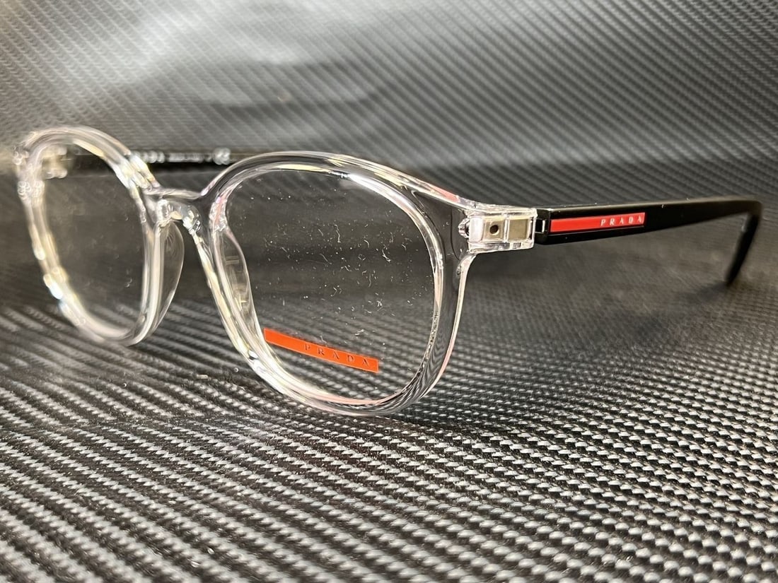 PRADA LINEA ROSSA PS 03NV 2AZ1O1 Crystal Phantos 51 mm Mens Eyeglasses: PRADA LINEA ROSSA PS 03NV 2AZ1O1 Crystal Phantos 51 mm Mens Eyeglasses Frame Color: Beige Type: Eyeglasses New The Mynt Guarantee: All items in this auction are guaranteed to be 100% authentic. At You