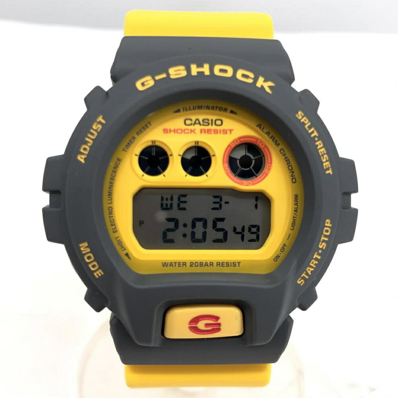 CASIO Casio G-SHOCK DW-6900Y wristwatch digital yellow tag attaching G shock: CASIO Casio G-SHOCK DW-6900Y wristwatch digital yellow tag attaching G shock Brand: Casio Line: G-Shock Type: Wristwatch Gender: Men Women Unisex Display: Digital Color: Yellow Color (Dial): Yellow Wr