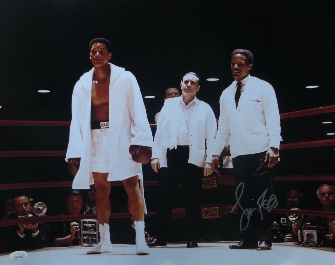 Jamie Foxx Signed Autographed 16X20 Photo Ali Drew Bundini Brown JSA: Jamie Foxx Signed Autographed 16X20 Photo Ali Drew Bundini Brown JSA Industry: Movies Object Type: Photograph Original/Reproduction: Original Signed By: Jamie Foxx Autograph Authentication: James Spen