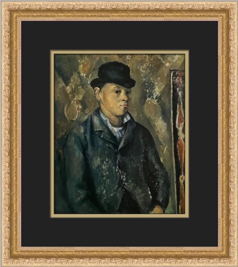 Paul Cezanne The Artist's Son Paul Custom Framed Print: Paul Cezanne The Artist's Son Paul Custom Framed Print Unit Of Sale: Single Piece Artist: Paul Cezanne Size: Medium Custom Bundle: No Item Length: 14 in Region Of Origin: United States Framing: Matted