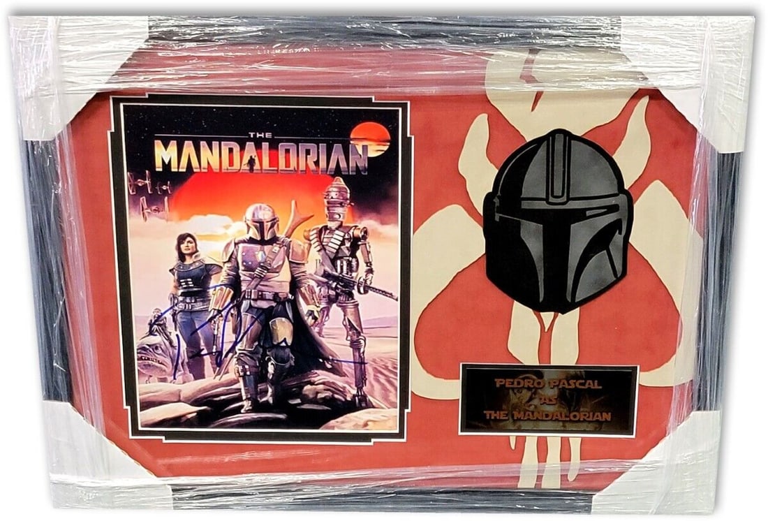 Pedro Pascal Signed Autographed Framed Custom Photo The Mandalorian JSA MM09073: Pedro Pascal Signed Autographed Framed Custom Photo The Mandalorian JSA MM09073 Object Type: Photograph Industry: Television Original/Reproduction: Original Autograph Authentication: James Spence (JSA