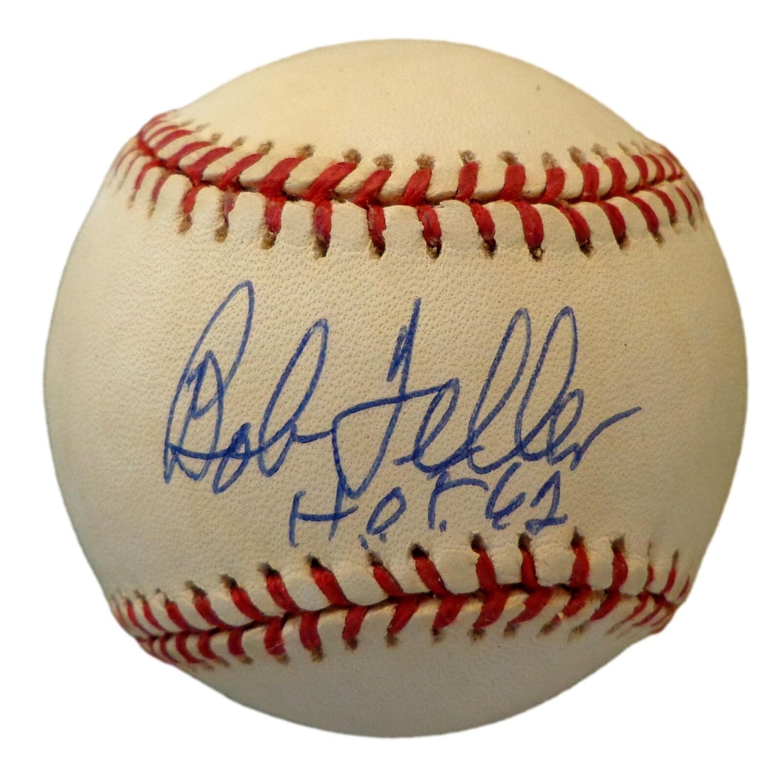 Bob Feller HOF Autographed/Inscribed OAL Baseball Cleveland Indians JSA 180397: Bob Feller HOF Autographed/Inscribed OAL Baseball Cleveland Indians JSA 180397 Sport: Baseball Product: Ball Original/Reprint: Original Autograph Authentication: JSA Team: Cleveland Indians League: ML