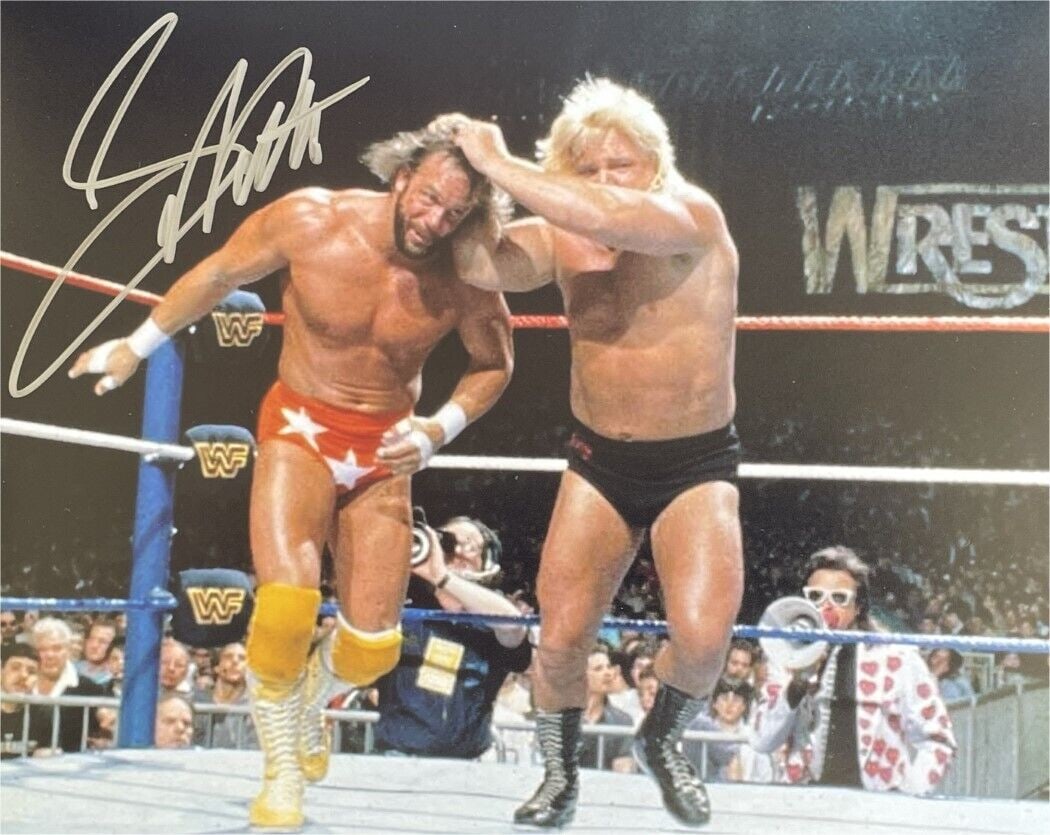Greg Valentine Signed Autographed Photo W/ Randy Savage WWF Legend 8X10: Greg Valentine Signed Autographed Photo W/ Randy Savage WWF Legend 8X10 Sport: Wrestling Product: Photo Original/Reprint: Original Player: Greg Valentine Pre-Owned While the lot images are representat