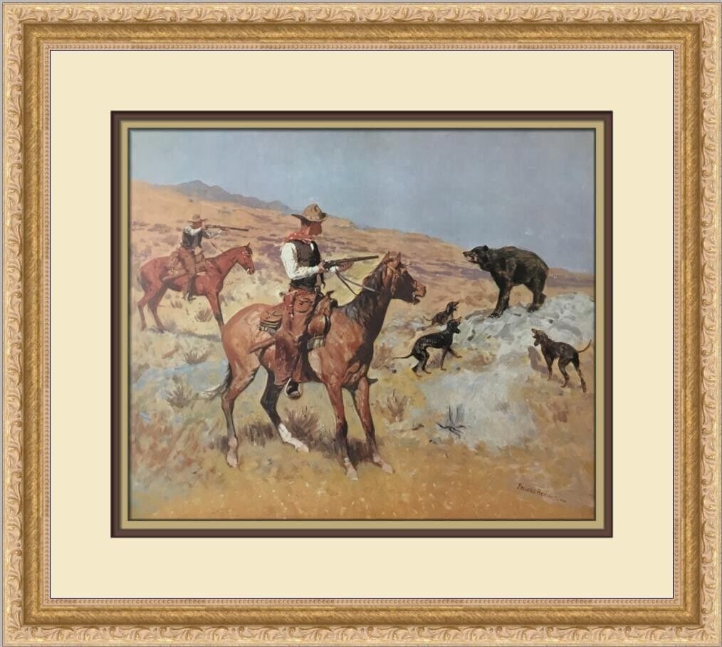 Frederic Remington His Last Stand Custom Framed Print: Frederic Remington His Last Stand Custom Framed Print Unit Of Sale: Single Piece Artist: Frederic Remington Size: Medium Custom Bundle: No Item Length: 18 in Region Of Origin: United States Framing: M
