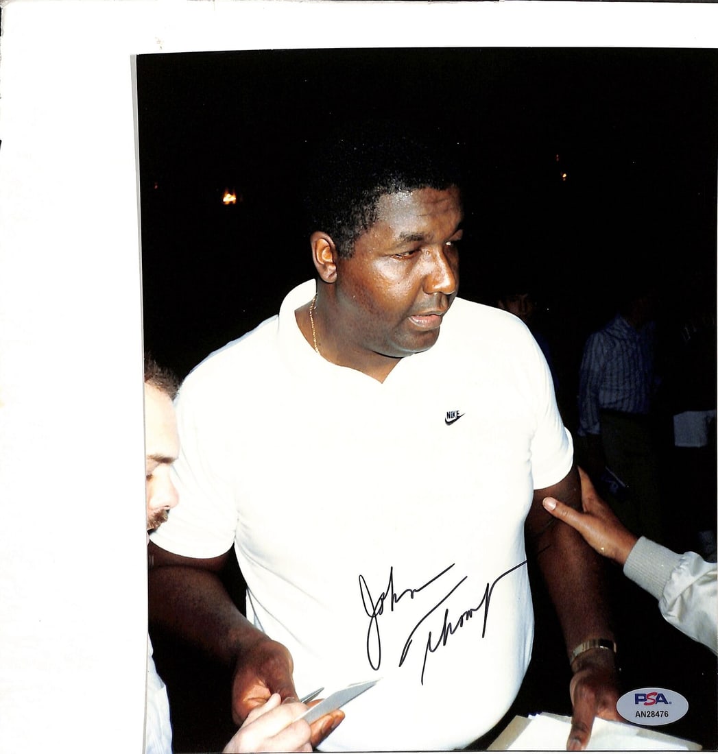 John Thompson Autographed 8x10 Photo Georgetown PSADNA 185116: John Thompson Autographed 8x10 Photo Georgetown PSADNA 185116 Original/Reprint: Original Product: Photo Sport: Basketball Signed: YES Pre-Owned While the lot images are representative of the item, the