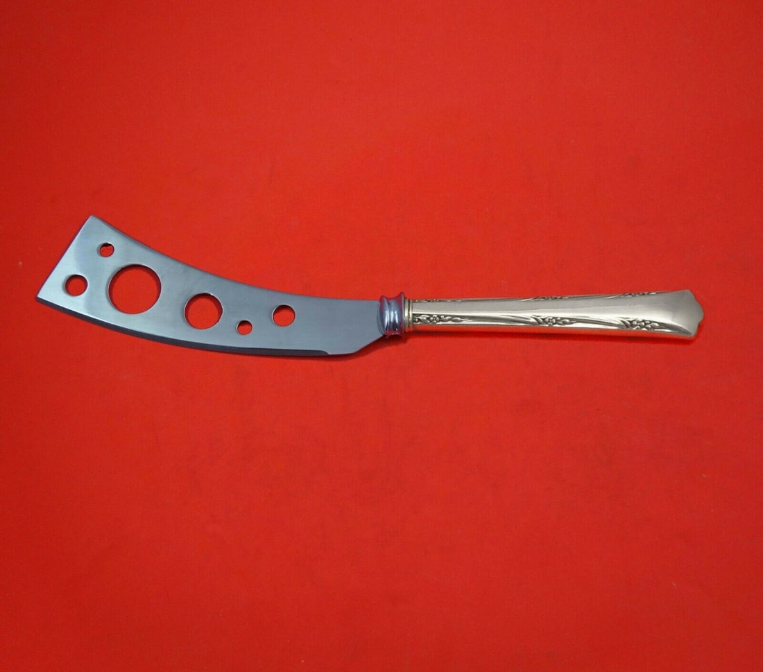 Greenbrier by Gorham Sterling Silver Soft Cheese Knife Pierced 7" Custom Made: Greenbrier by Gorham Sterling Silver Soft Cheese Knife Pierced 7" Custom Made Maker: Gorham Composition: Sterling Silver Age: Post-1940 Pattern: Greenbrier Type: Knife Greenbrier by gorhamsterling sil