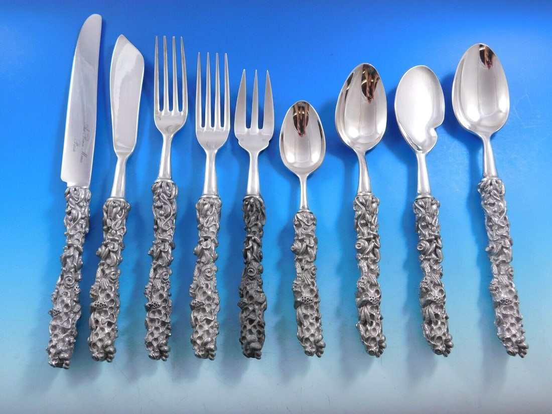 Capitaine Nemo by Au Bain Marie Paris Pewter Stainless Steel Flatware Set 48 pcs: Capitaine Nemo by Au Bain Marie Paris Pewter Stainless Steel Flatware Set 48 pcs Pattern: Capitaine Nemo Type: Set Featured Refinements: Stainless Steel Silverplate & Pewter Age: Post-1940 Capitaine n