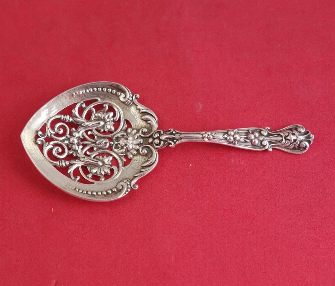 H 46 by Gorham Sterling Silver Nut Spoon w/ lion & gargoyle 5": H 46 by Gorham Sterling Silver Nut Spoon w/ lion & gargoyle 5" Pattern: H 46 Composition: Sterling Silver Type: Serving Spoon Maker: Gorham H 46 by gorhamsterling silver nut spoon with lion and gargoy