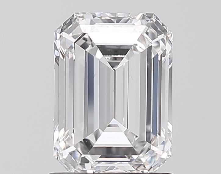 Ideal Loose Diamond - Emerald 1.61ct D VS1: Ideal Loose Diamond - Emerald 1.61ct D VS1 Ideal Cut: Yes Source: This is a real non-mined Diamond that has been grown in a lab Shape: Emerald Carats: 1.61 Color: D Clarity: VS1 Ratio: 1.3860 Polish: 