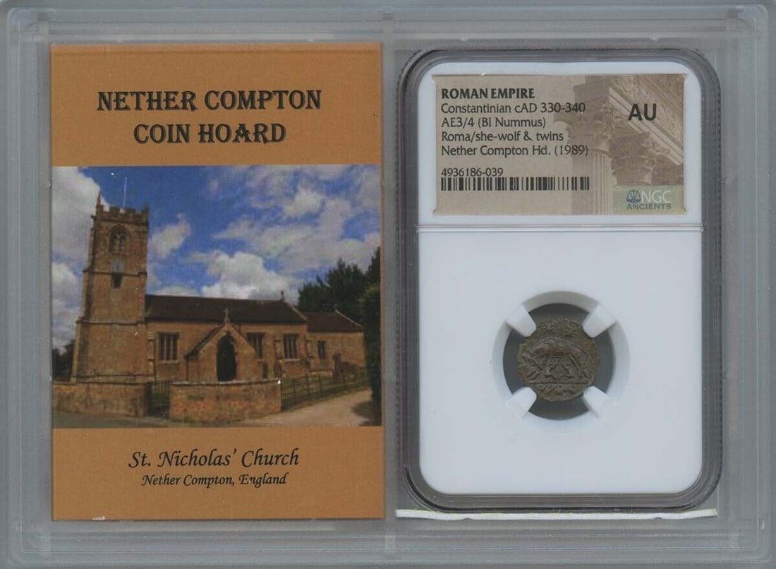 Constantinian cAD 330-340 ROMAN AE3/4 (BI Nummus) NGC AU50 Story Vault: Constantinian cAD 330-340 ROMAN AE3/4 (BI Nummus) NGC AU50 Story Vault Certification: NGC Grade: AU50 Certification Number: 4936186039 Denomination: Ancient Roman Date: NONE Pre-Owned The MYNT Guarant