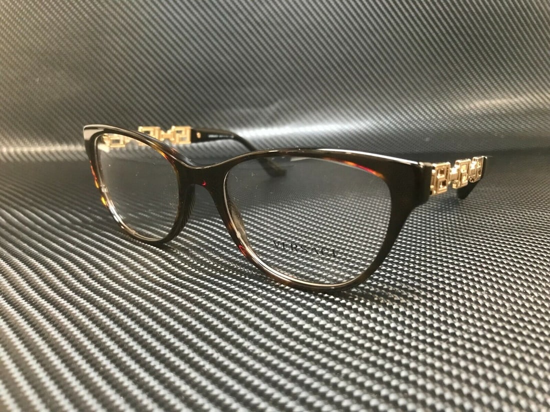 VERSACE VE3292 108 Havana Oval Womens 54 mm Eyeglasses: VERSACE VE3292 108 Havana Oval Womens 54 mm Eyeglasses Style: Oval Type: Eyeglasses Frame Color: Beige New The Mynt Guarantee: All items in this auction are guaranteed to be 100% authentic. At Your Se