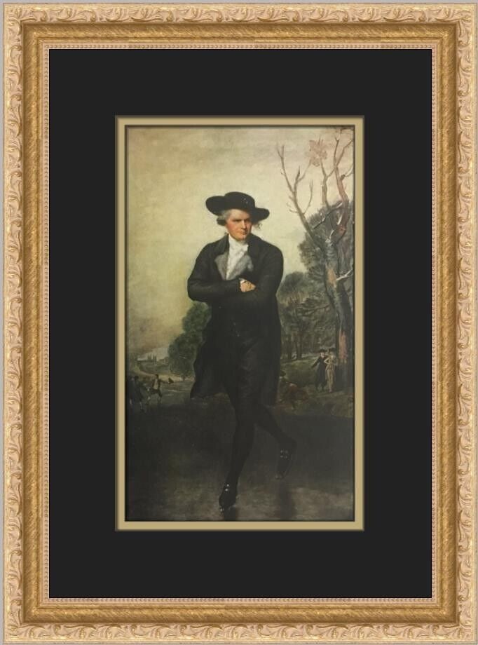 Gilbert Stuart The Skater Custom Framed Print: Gilbert Stuart The Skater Custom Framed Print Unit Of Sale: Single Piece Artist: Gilbert Stuart Size: Medium Custom Bundle: No Item Length: 12 in Region Of Origin: United States Framing: Matted & Fram