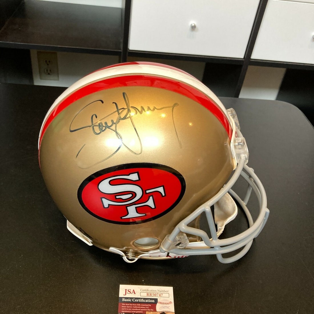 Steve Young Signed San Francisco 49ers Full Size Helmet Jsa Coa