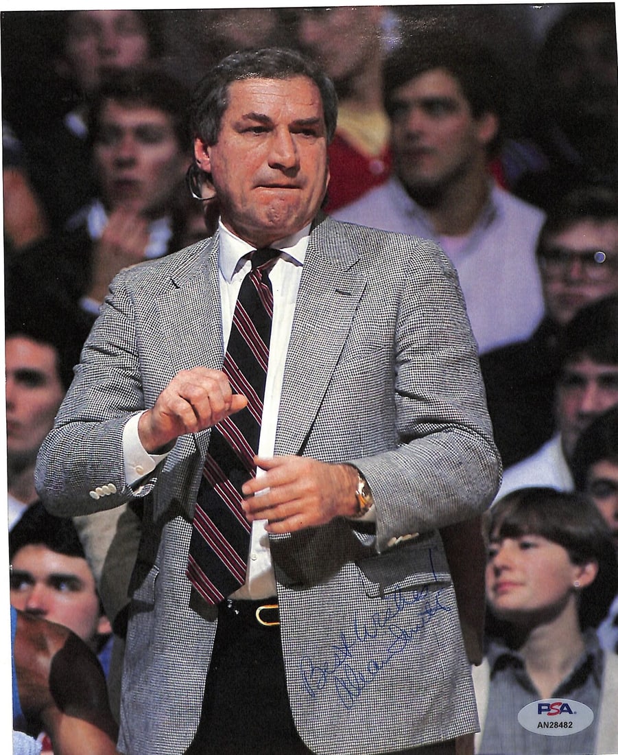 Dean Smith Autographed/Inscr 8x10 Magazine Photo North Carolina PSADNA 185113: Dean Smith Autographed/Inscr 8x10 Magazine Photo North Carolina PSADNA 185113 Original/Reprint: Original Product: Photo Sport: Basketball Signed: YES Pre-Owned While the lot images are representative