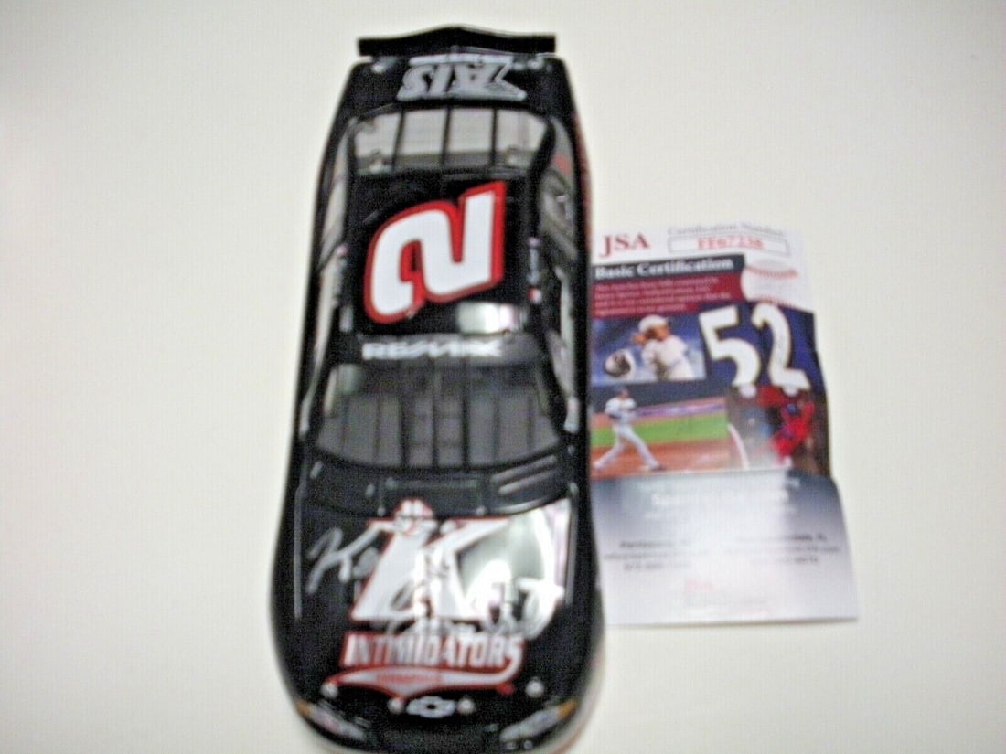 KERRY EARNHARDT 2001 ACTION INTIMIDATOR NASCAR JSA/COA SIGNED 1/24 DIECAST CAR: KERRY EARNHARDT 2001 ACTION INTIMIDATOR NASCAR JSA/COA SIGNED 1/24 DIECAST CAR Sport: Racing-NASCAR Original/Reprint: Original Product: CAR Pre-Owned While the lot images are representative of the ite
