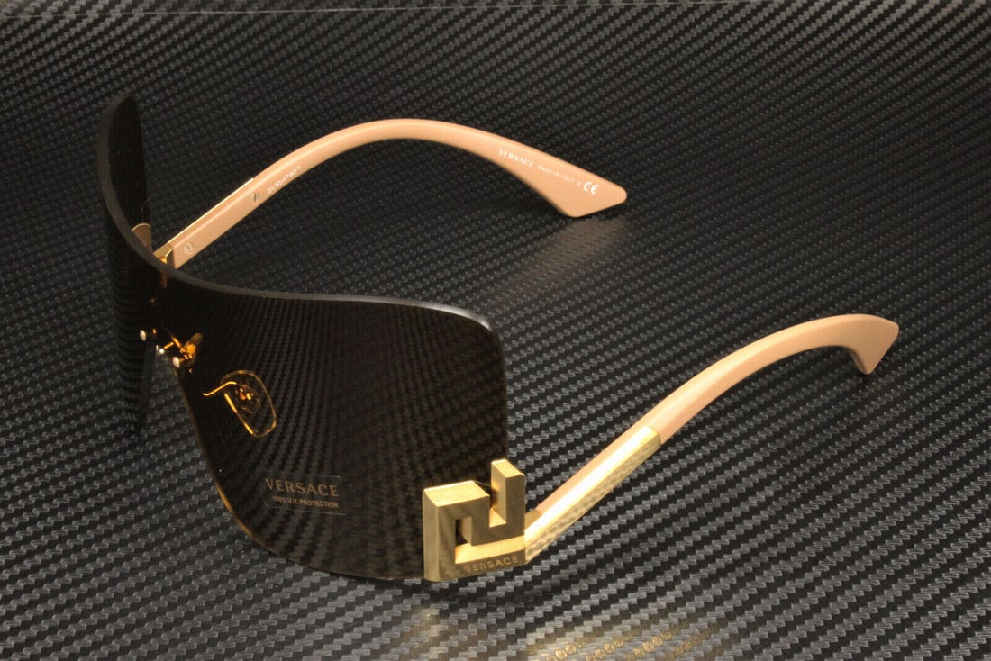 VERSACE VE2240 100263 Bronze Squared 40 mm Womens Sunglasses: VERSACE VE2240 100263 Bronze Squared 40 mm Womens Sunglasses Type: Sunglasses Frame Color: Beige New The Mynt Guarantee: All items in this auction are guaranteed to be 100% authentic. At Your Service: